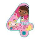 Doc McStuffins Number 4 Edible Icing Image